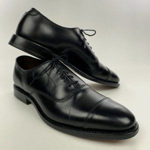 Allen Edmonds Park Avenue Men's 8B Black Leather Cap Toe Oxford Dress Shoes